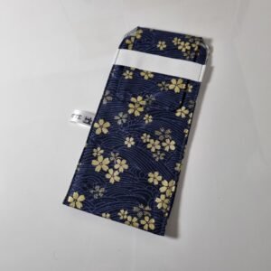 Pochette brosse à dents fleurs brillantes