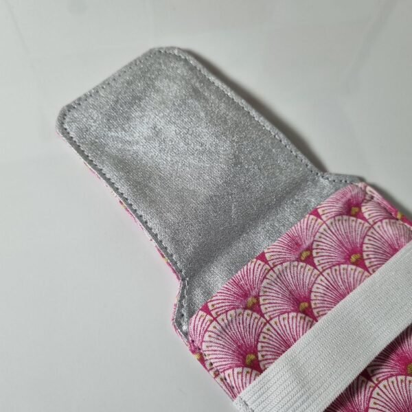Pochette brosse à dents éventails roses – Image 2