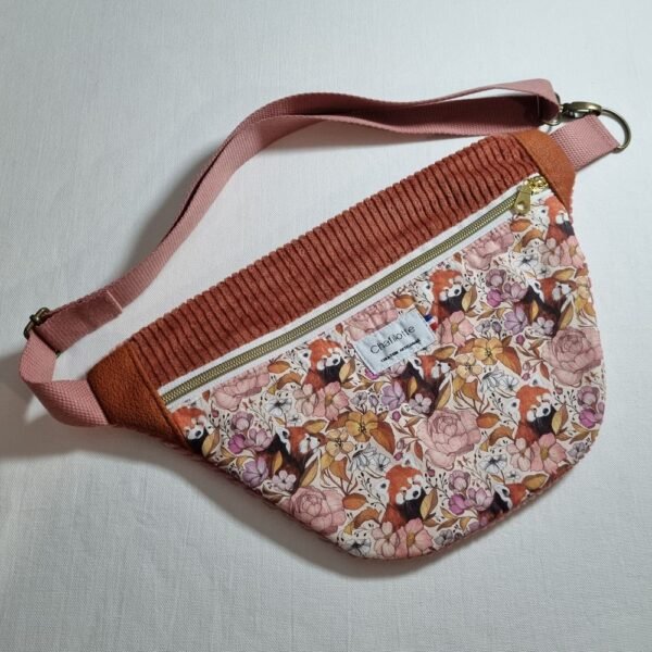 sac banane panda roux