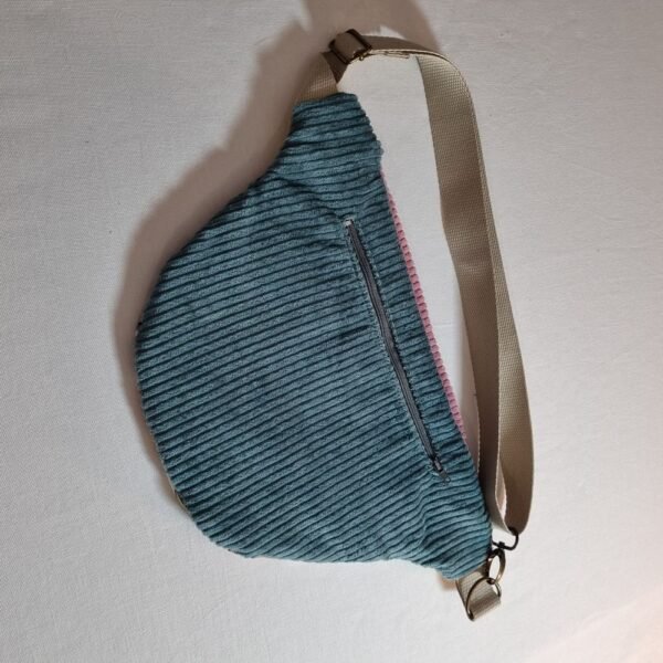 sac banane fleurs vintage – Image 3