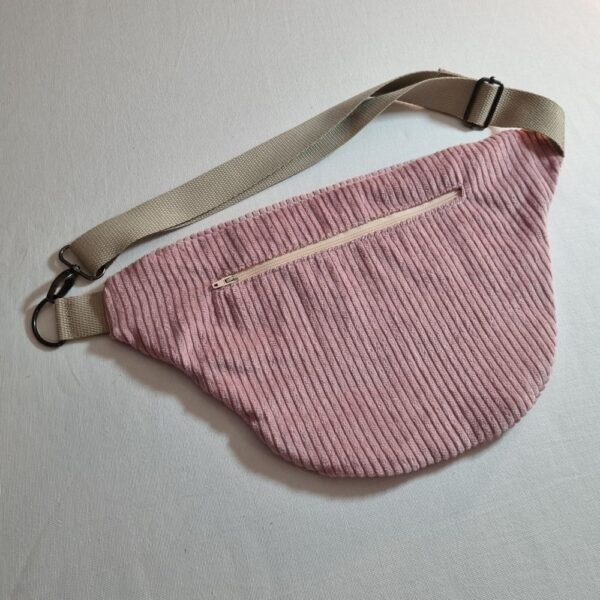 sac banane velours Roses – Image 2