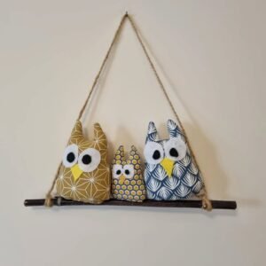 Mobile 3 chouettes
