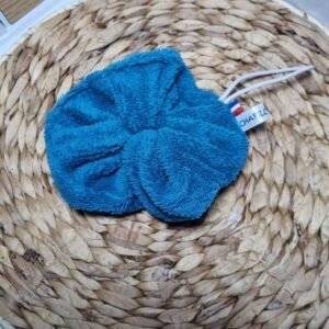 Fleur de douche lavable bleu