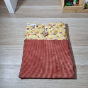 Pochette tablette feuilles