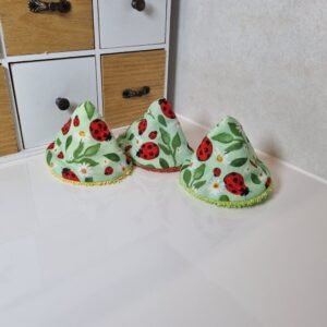 3 cônes COCCINELLES