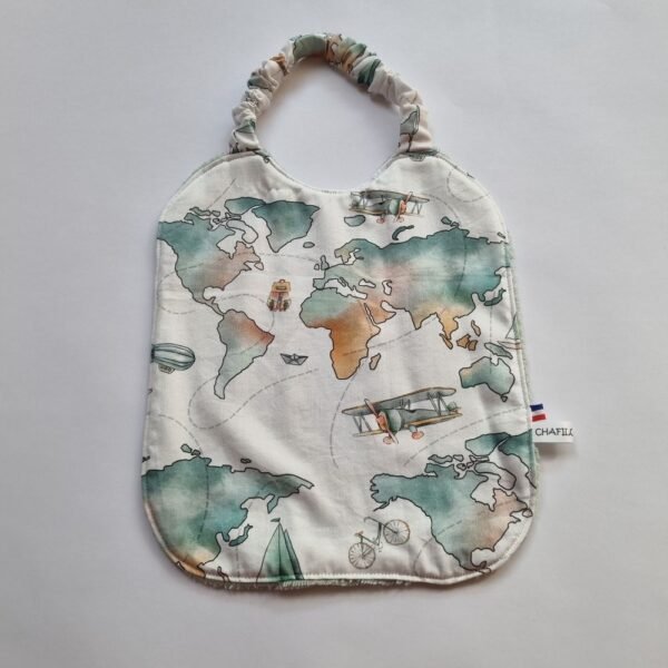 bavoir élastique Monde