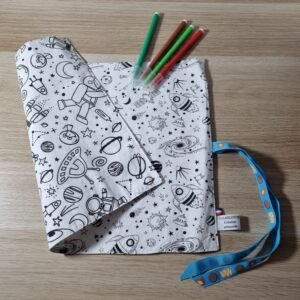Set de table à colorier Univers/Astronaute