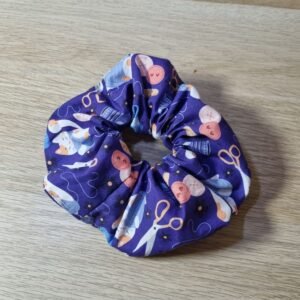 chouchou coton Chat tricot