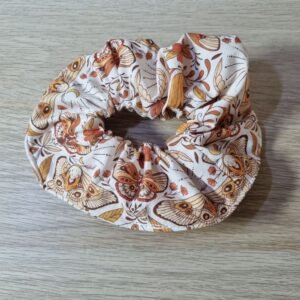 chouchou coton Papillon Luna