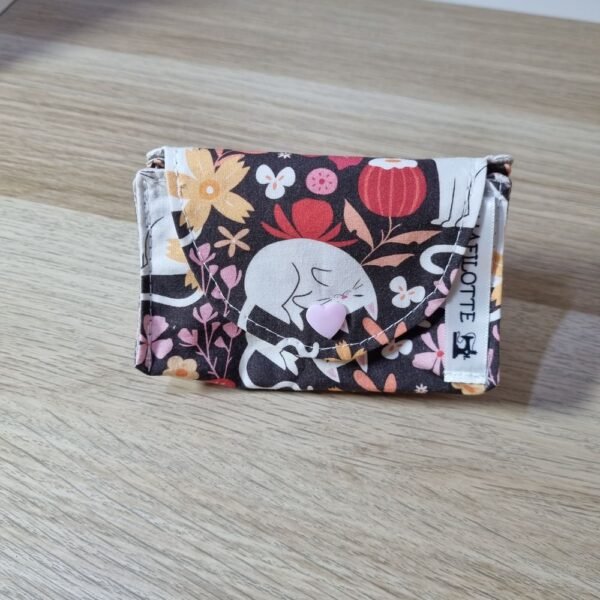 Pochette Range tétine Chat