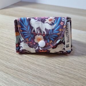 Pochette Range tétine Loup