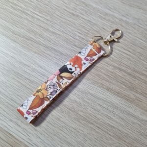 Porte clé dragonne Panda roux