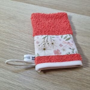 Gant d'apprentissage Libellule corail