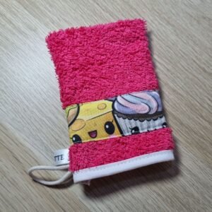 Gant d'apprentissage Funny Food fushia