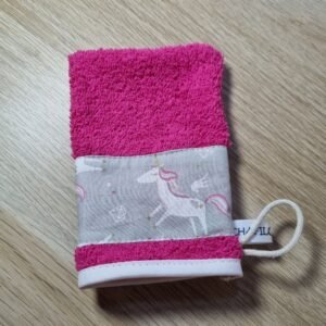 Gant d'apprentissage Licorne fushia