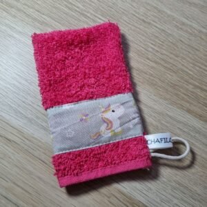 Gant d'apprentissage Licorne rose