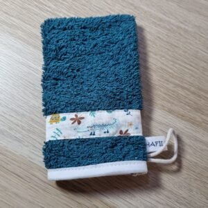 Gant d'apprentissage Croco bleu