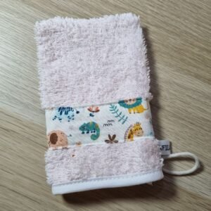 Gant d'apprentissage Jungle rose