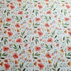 Coton imprimé Flore
