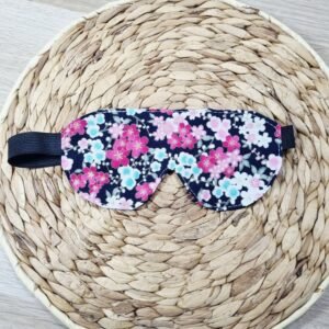 masque de nuit Fleurs roses