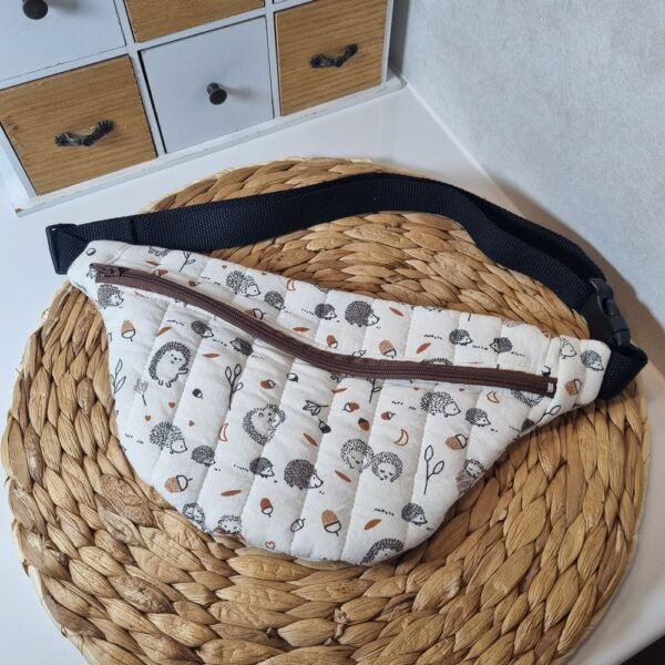 Sac banane XS matelassé hérissons