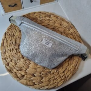 Sac banane XS Argenté