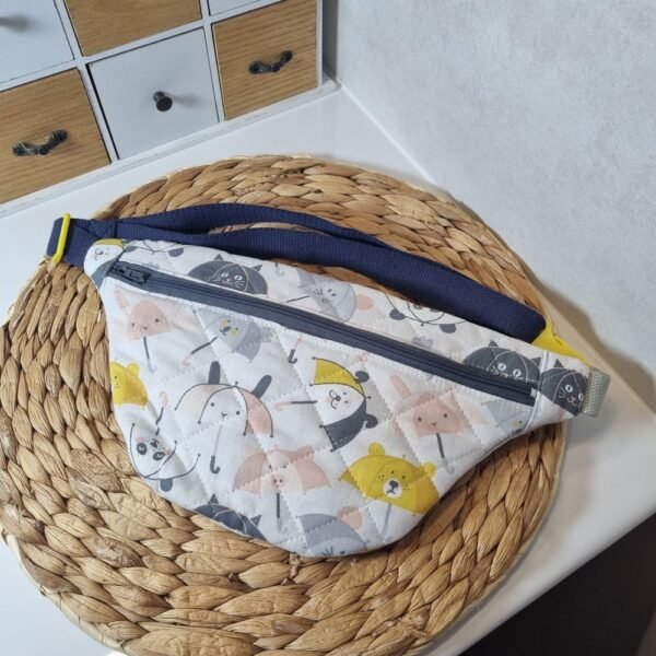 Sac banane XS matelassé parapluies
