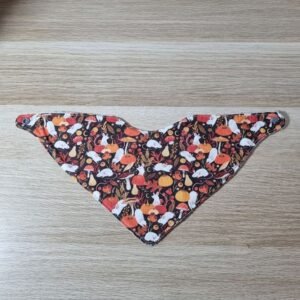 bavoir bandana Souris et citrouilles