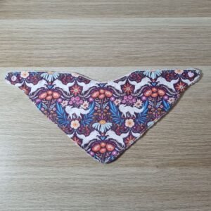 bavoir bandana loups blancs