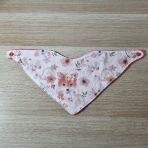 bavoir bandana Renard printemps