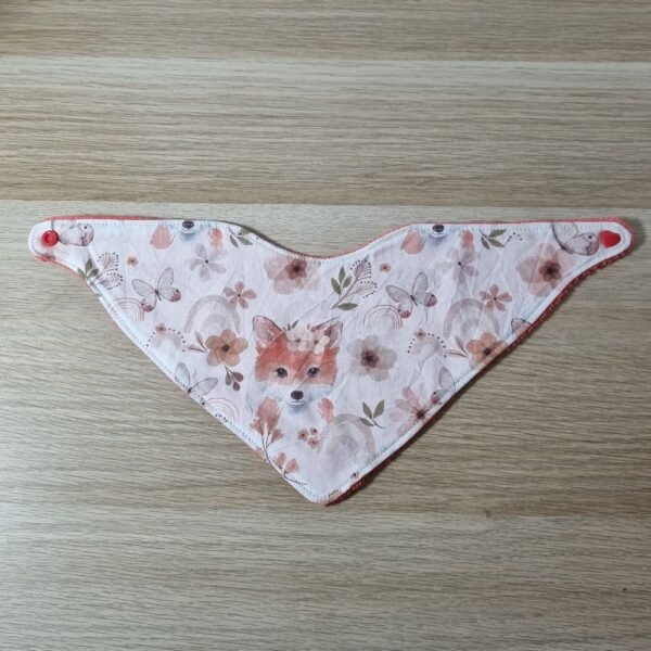 bavoir bandana Renard printemps