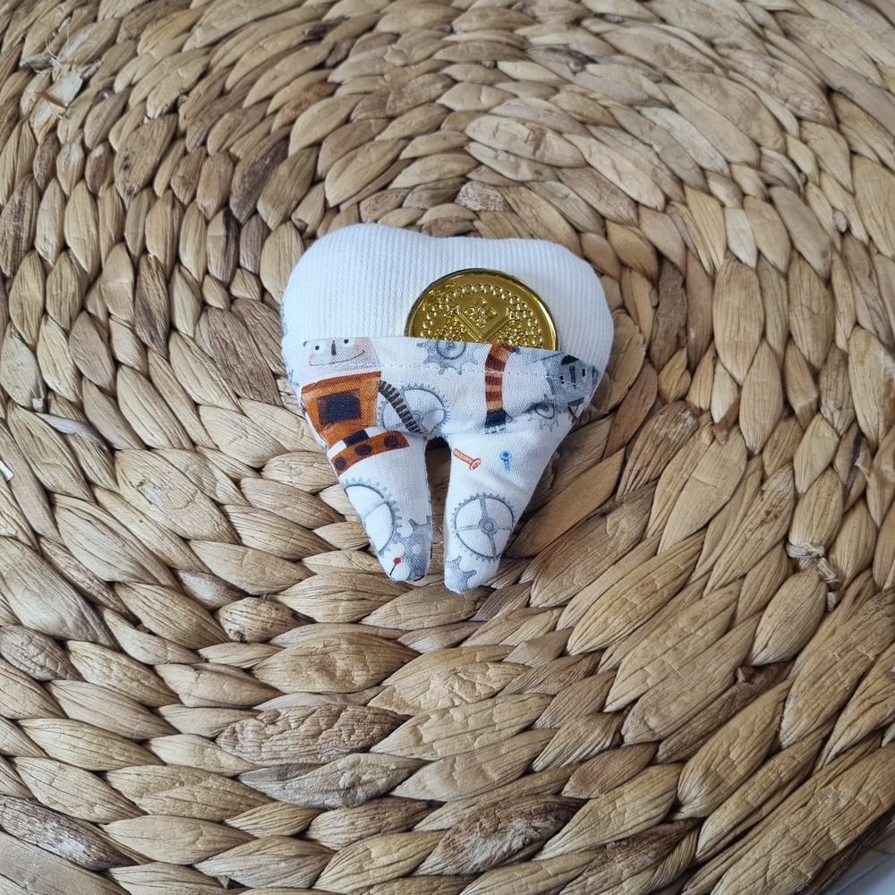 Pochette dent de lait Robots