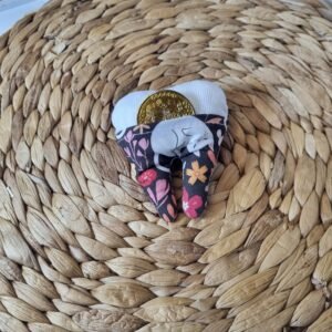 Pochette dent de lait Chats fleurs