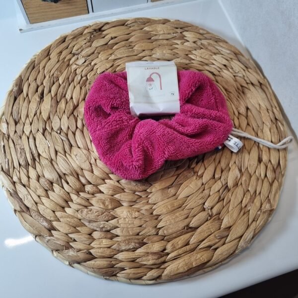 Fleur de douche lavable rose fushia
