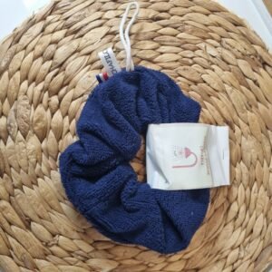 Fleur de douche lavable bleu marine