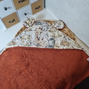 Sortie de bain Savane rouille
