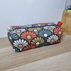 trousse éventails fleuris