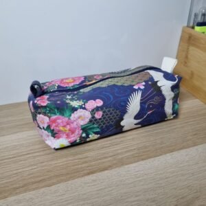 trousse grues et fleurs