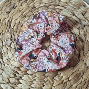 chouchou coton Panda roux