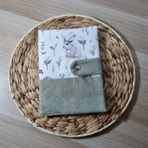 Protège carnet Lapin blanc