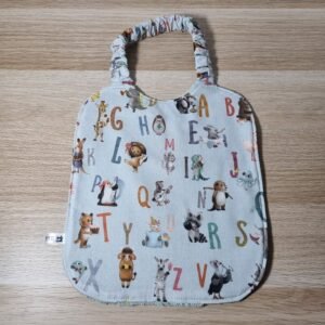 Bavoir élastique Lettres