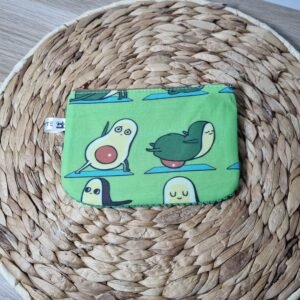 Pochette papier Avocado (zip camel)