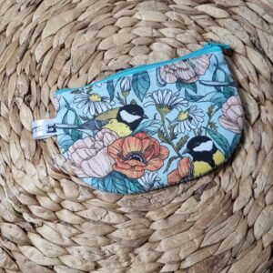 porte monnaie Mésanges velours