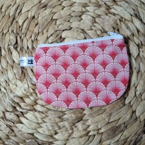 porte monnaie Éventail rouge