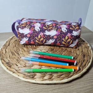 trousse école simple Lapins Fleuris