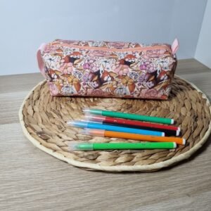 trousse école simple Panda Roux