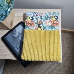 Pochette liseuse Mésanges jaunes