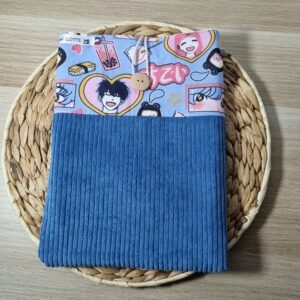 Pochette tablette Manga pop bleu