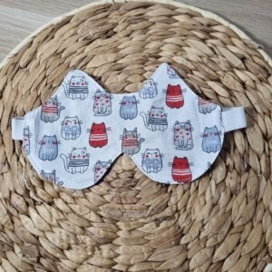 Masque de nuit Chat tricolore