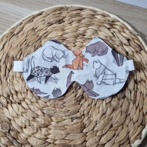 Masque de nuit Chat Origami